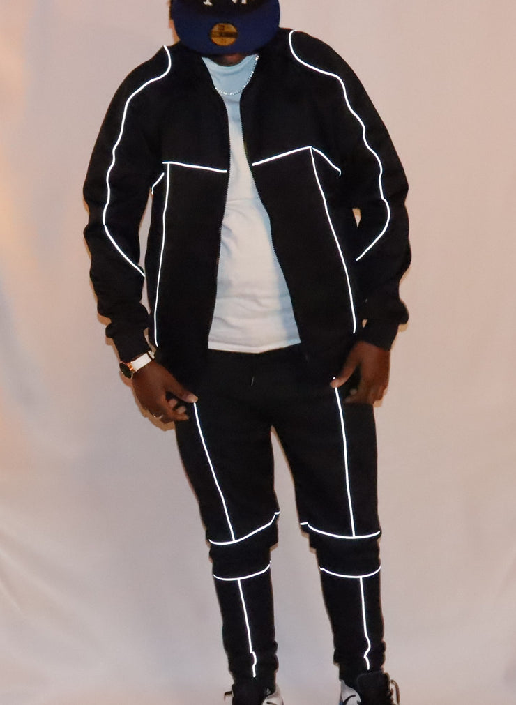 Reflective Piping Tracksuit